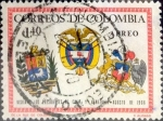 Stamps : America : Colombia :  Intercambio 0,20 usd 1,40 pesos 1966