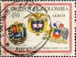 Stamps : America : Colombia :  Intercambio 0,20 usd 1,40 pesos 1966