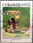 Stamps Colombia -  Intercambio 0,20 usd 3 pesos 1976