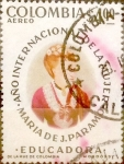 Stamps Colombia -  Intercambio 0,20 usd 4 pesos 1975