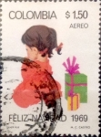 Stamps Colombia -  Intercambio 0,25 usd 1,50 pesos 1969