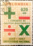 Stamps Colombia -  Intercambio 0,20 usd 0,20 pesos 1968
