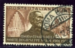 Stamps Italy -  Cincuentenario de la muerte de de Verdi. Retrato de Verdi