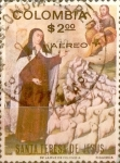 Stamps Colombia -  Intercambio 0,20 usd 2 pesos 1972