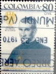 Stamps : America : Colombia :  Intercambio 0,20 usd 80 cents. 1967
