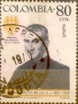 Stamps : America : Colombia :  Intercambio 0,20 usd 80 cents. 1967