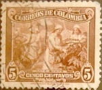Stamps : America : Colombia :  Intercambio 0,20 usd 5 cents. 1939