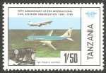 Stamps Tanzania -  Control del tráfico aéreo