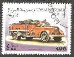 Stamps Somalia -  Vehículos de bomberos
