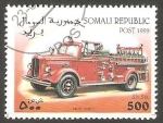 Sellos del Mundo : Africa : Somalia : Vehículos de bomberos