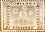 Stamps : America : Costa_Rica :  20 cents. 1954