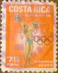 Stamps : America : Costa_Rica :  Intercambio 0,20 usd 75 cents. 1968