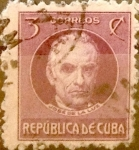 Stamps Cuba -  Intercambio 0,20 usd 3 cents. 1917