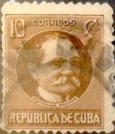 Stamps Cuba -  Intercambio 0,20 usd 10 cents. 1917