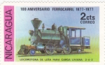 Stamps : America : Nicaragua :  100 ANIVERSARIO DEL FERROCARRIL