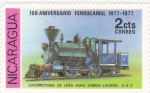 Sellos de America - Nicaragua -  100 ANIVERSARIO DEL FERROCARRIL