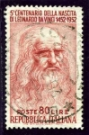 Sellos de Europa - Italia -  5º Centenario del nacimiento de Leonardo Da Vinci