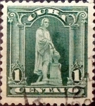 Sellos de America - Cuba -  Intercambio 0,20 usd 1 cent. 1899