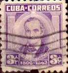 Stamps Cuba -  Intercambio 0,20 usd 3 cents. 1954