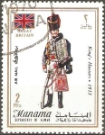 Sellos de Asia - Emiratos �rabes Unidos -  UNIFORMES  MILITARES.   HÙSARES  DEL  REY  1813.