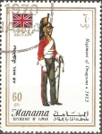Stamps United Arab Emirates -  UNIFORMES  MILITARES.  REGIMIENTO  DE  DRAGONES  1812. 