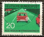Sellos de Europa - Alemania -  Nuevas normas de tráfico.