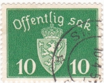 Stamps Norway -  ESCUDO DE ARMAS