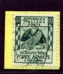 Stamps Italy -  Dia de las fuerzas armadas. Atributo de la armada