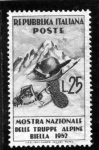 Stamps Italy -  Exposicion Nacional de Tropas Alpinas