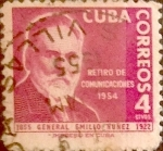 Sellos del Mundo : America : Cuba : Intercambio 0,20 usd 4 cents. 1955