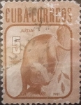 Stamps Cuba -  Intercambio 0,20 usd 5 cents. 1981