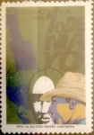 Stamps Cuba -  Intercambio 0,90 usd 3 cents. 1972