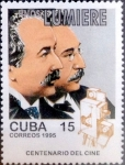 Stamps : America : Cuba :  Intercambio nfb 0,30 usd 15 cents. 1995
