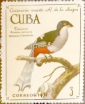 Stamps : America : Cuba :  Intercambio m1b 0,45 usd 3 cents. 1971