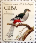 Stamps Cuba -  Intercambio dm1g 0,45 usd 3 cents. 1971