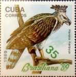 Stamps : America : Cuba :  Intercambio jlm 1,50 usd 35 cents. 1989