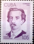 Sellos de America - Cuba -  Intercambio 1,90 usd 1,05 pesos 1996