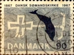 Sellos de Europa - Dinamarca -  Intercambio 0,25 usd 90 ore 1967