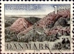 Stamps : Europe : Denmark :  Intercambio 0,20 usd 1 krone 1972