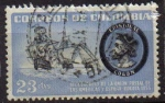 Stamps Colombia -  COLOMBIA 1955 Michel 750 SELLO CONGRESO UNION POSTAL AMERICA Y ESPAÑA  BOGOTA