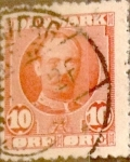 Stamps Denmark -  Intercambio 0,30 usd 10 ore 1907