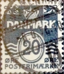 Stamps Denmark -  Intercambio 0,20 usd 20 ore 1974