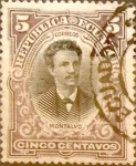 Stamps Ecuador -  Intercambio 0,20 usd 5 cents. 1901