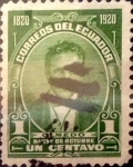 Sellos de America - Ecuador -  Intercambio 0,20 usd 1 cents. 1920