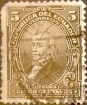 Stamps Ecuador -  Intercambio 0,20 usd 5 cents. 1928