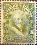 Stamps Ecuador -  Intercambio 0,20 usd 10 cents. 1925