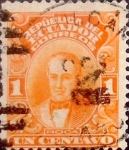 Stamps Ecuador -  Intercambio 0,20 usd 1 cents. 1916