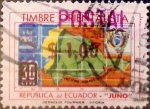 Stamps Ecuador -  Intercambio 0,30 usd 1 sucre sobre 30 cents. 1969