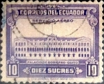 Stamps : America : Ecuador :  Intercambio 0,20 usd 10 sucres 1950