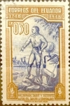 Stamps : America : Ecuador :  Intercambio 0,20 usd 30 cents. 1948